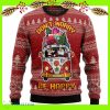 Hippie Car Ugly Christmas Sweater Style 4 New For Men And Women Gift Holidays Christmas - Hippie Car Ugly Christmas Sweater For Men & Women Christmas Gift Sweater US2395_1