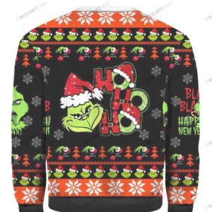 Ho Ho Ho Grinch Christmas Ugly Sweater Product Photo 2