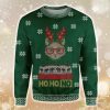Ho Ho No Cat Christmas Ugly Sweater Product Photo 1