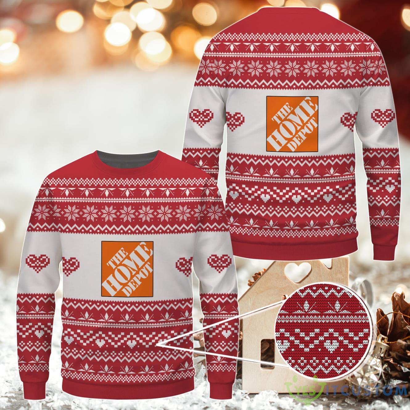 Home Depot Ugly Christmas Sweater 3 Home Depot Ugly Christmas Sweater Product Photo 1