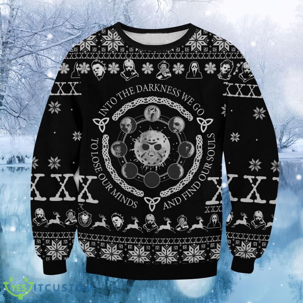 Horror Darkness Christmas Ugly Sweater Gift For Men And Women 3 Horror Darkness Christmas Ugly Sweater Gift For Men And Women Product Photo 1
