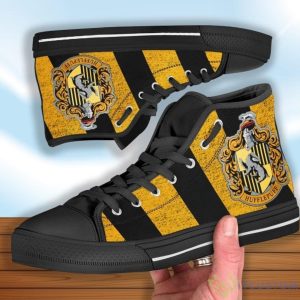 Hufflepuff High Top Shoes Harry Potter Product Photo 1