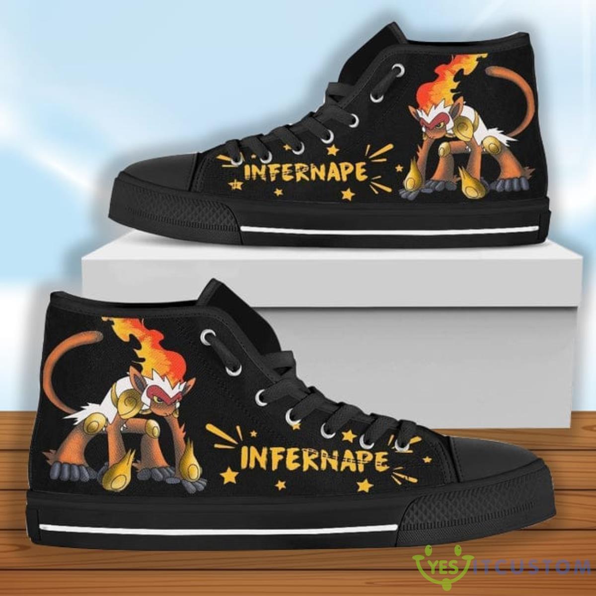 Infernape High Top Shoes Gift Idea 2 Infernape High Top Shoes Gift Idea Product Photo 2