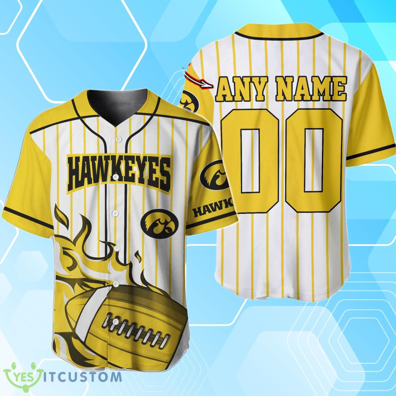 Iowa Hawkeyes BaseBall Jersey Custom Number And Name 5 Iowa Hawkeyes BaseBall Jersey Custom Number And Name Product Photo 1