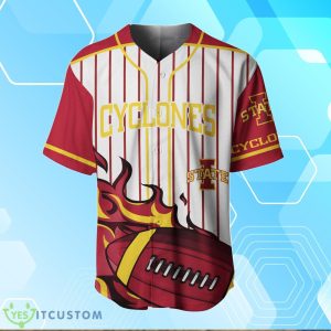 Iowa State Cyclones BaseBall Jersey Custom Number And Name Product Photo 2