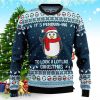 It Is Penguin-Ing Christmas Ugly Christmas Sweater Style Gift For Men And Women Product Photo 1