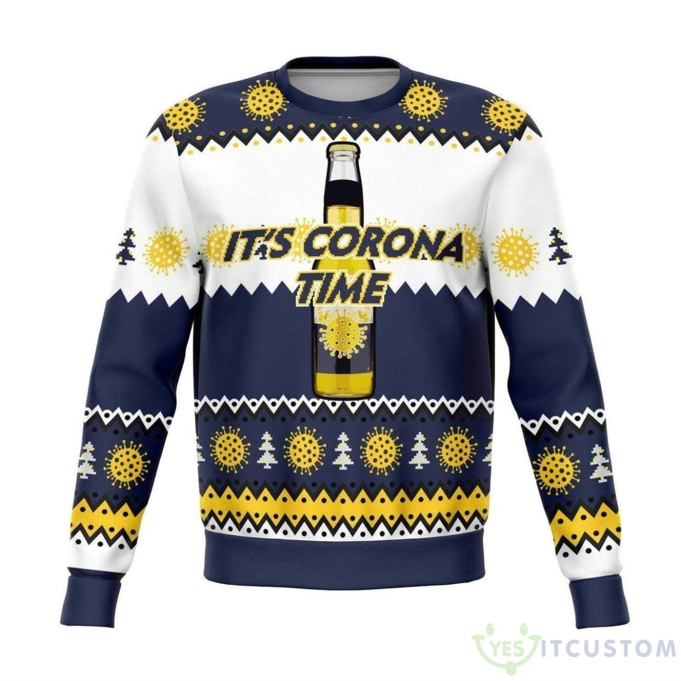 It’S Corona Time Ugly Christmas Sweater 5 It’S Corona Time Ugly Christmas Sweater Product Photo 1