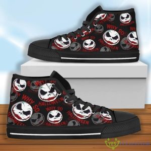 Jack Joker Face High Top Shoes Funny Mixed 5 Jack Joker Face High Top Shoes Funny Mixed Product Photo 2