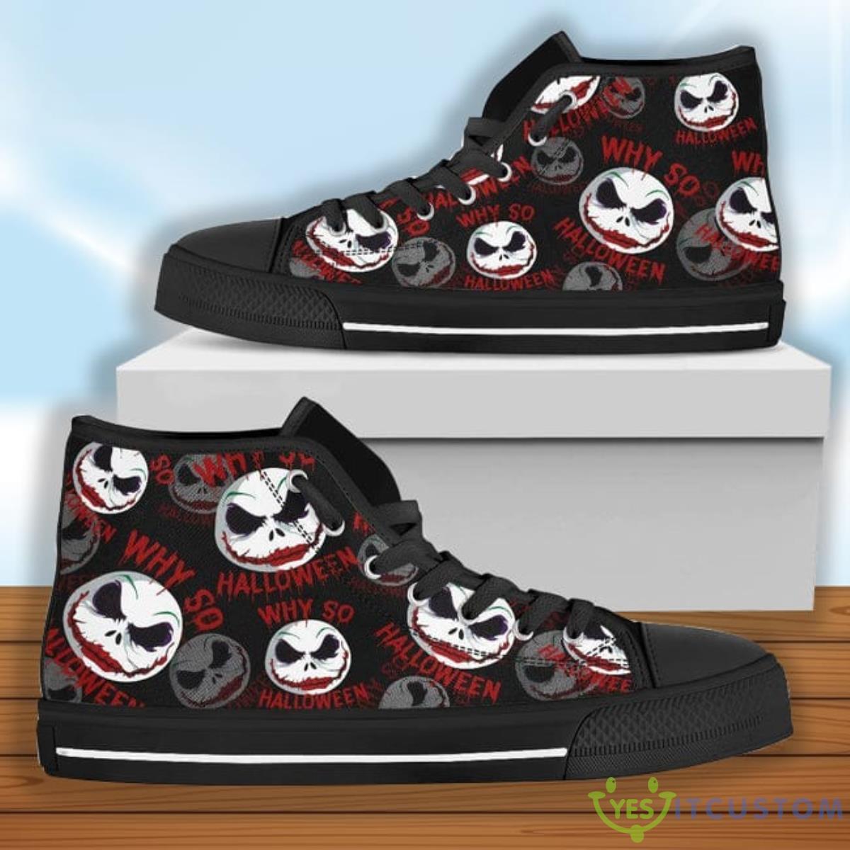 Jack Joker Face High Top Shoes Funny Mixed 9 Jack Joker Face High Top Shoes Funny Mixed Product Photo 2