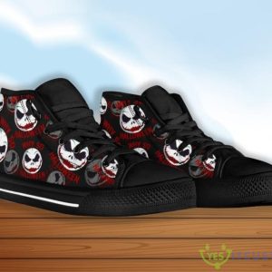 Jack Joker Face High Top Shoes Funny Mixed 6 Jack Joker Face High Top Shoes Funny Mixed Product Photo 3