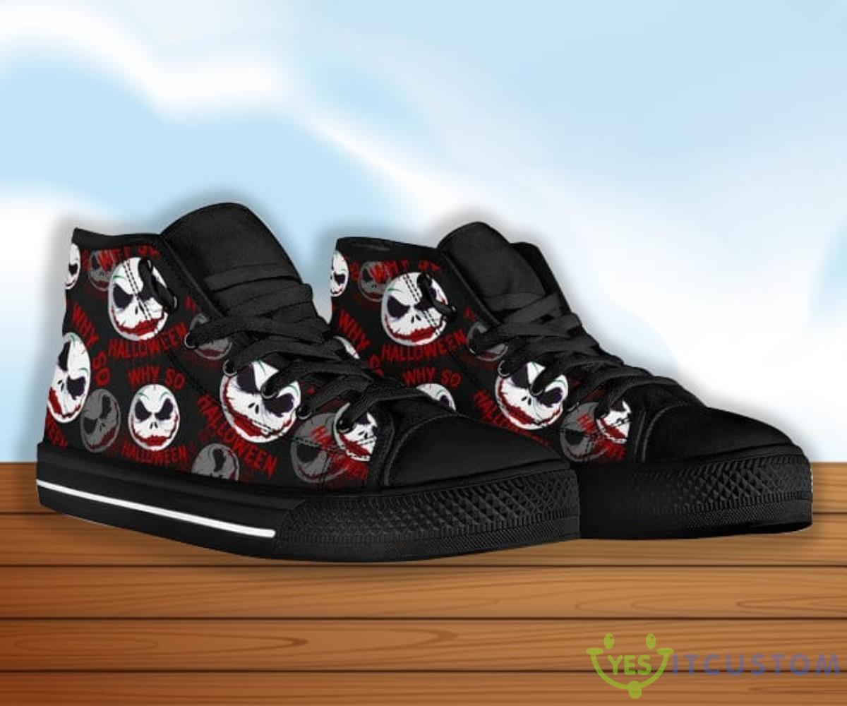 Jack Joker Face High Top Shoes Funny Mixed 3 Jack Joker Face High Top Shoes Funny Mixed Product Photo 3
