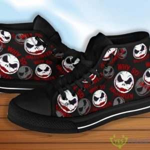 Jack Joker Face High Top Shoes Funny Mixed Product Photo 1