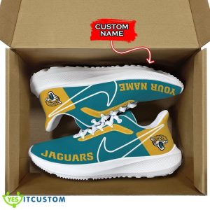 Jacksonville Jaguars NFL Custom Name Mesh Running Shoes New Gift Fans For Men And Women Sports Sneakers - Jacksonville Jaguars NFL Custom Name Mesh Running Shoes_4