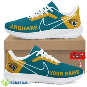 Jacksonville Jaguars NFL Custom Name Mesh Running Shoes New Gift Fans For Men And Women Sports Sneakers - Jacksonville Jaguars NFL Custom Name Mesh Running Shoes_1