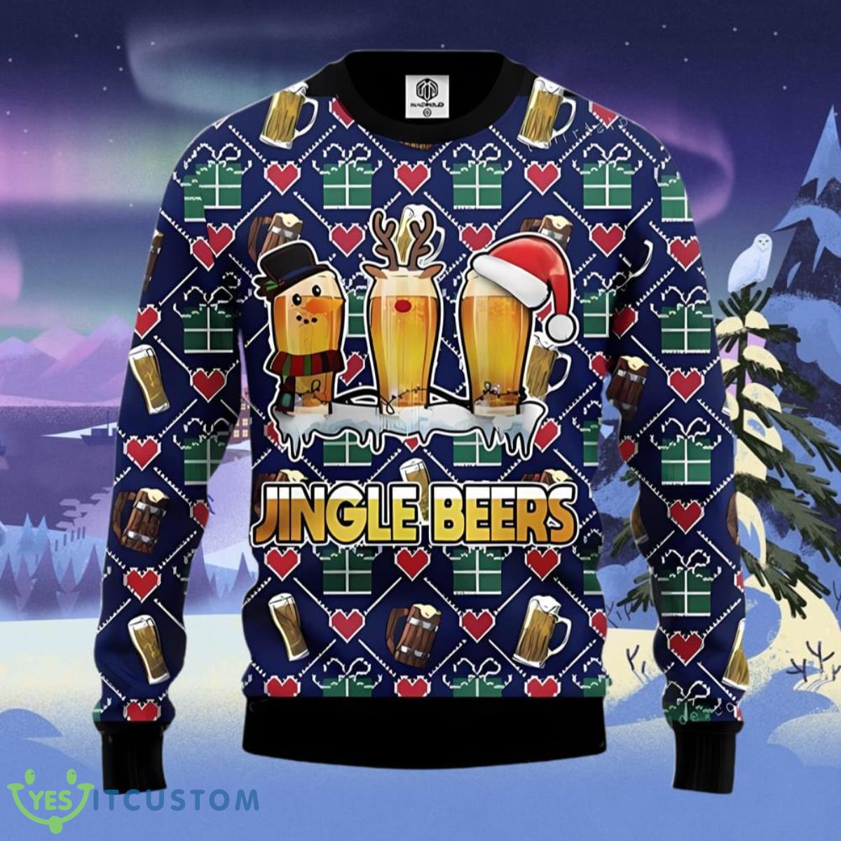 Jingle Beer Ugly Christmas Sweater Style Gift For Men And Women For Woman 3 Jingle Beer Ugly Christmas Sweater Style Gift For Men And Women For Woman Product Photo 1