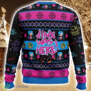 Jinx League of Legends 3D Ugly Christmas Sweater Christmas Gift Holiday Gift For Family 5 Jinx League of Legends 3D Ugly Christmas Sweater Christmas Gift Holiday Gift For Family Product Photo 3