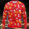 Kansas City Chiefs Santa Claus Snowman Ugly Christmas Sweater Style Gift For Men And Womens Product Photo 1