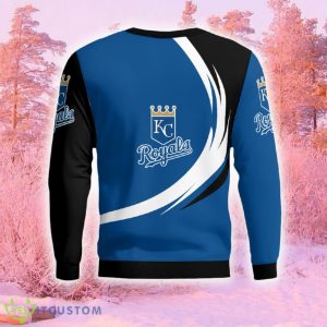Kansas City Royals Curved Stripes Funny Ugly Christmas Sweater Gift For Men And Women Gift Holidays - Kansas City Royals Curved Stripes 3D Sweatshirt_6