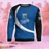 Kansas City Royals Curved Stripes Funny Ugly Christmas Sweater Gift For Men And Women Gift Holidays - Kansas City Royals Curved Stripes 3D Sweatshirt_2