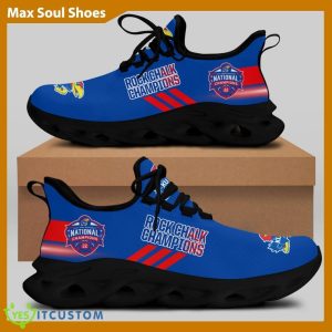 Kansas Jayhawks Chunky Sneakers Fresh Max Soul Shoes For Men And Women - Kansas Jayhawks Chunky Sneakers White Black Max Soul Shoes For Men And Women Photo 1
