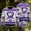 Kansas State Wildcats Football Team Logo Personalized Ugly Christmas Sweater Christmas Gift For Big Fans Product Photo 1