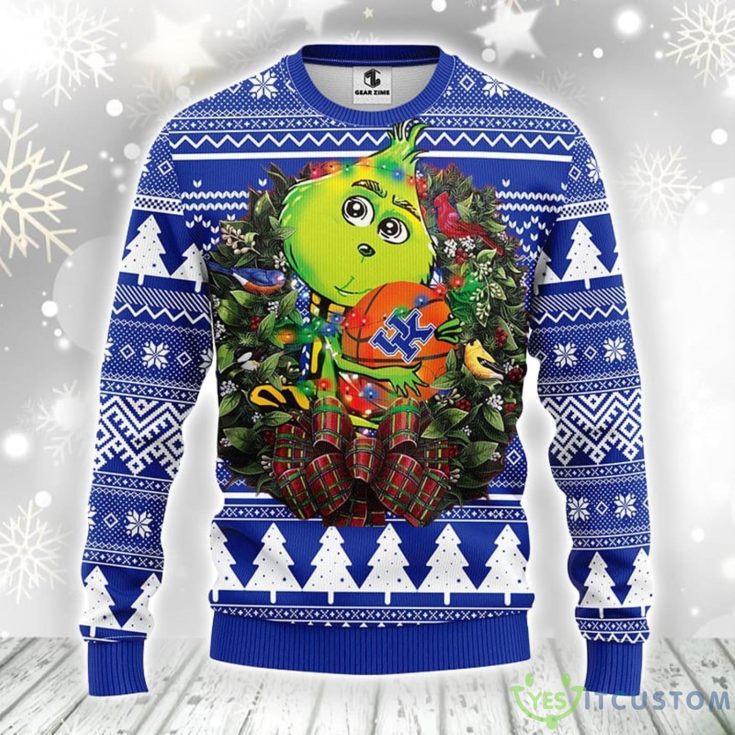 Kentucky Wildcats Grinch Hug Christmas Ugly Sweater Best Christmas Gift For Sport Fans 3 Kentucky Wildcats Grinch Hug Christmas Ugly Sweater Best Christmas Gift For Sport Fans Product Photo 1