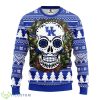 Kentucky Wildcats Skull Flower Ugly Christmas Ugly Sweater Product Photo 1