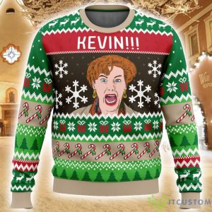 Kevin!!! Home Alone Ugly Christmas Sweater Cute Christmas Gift For Family Product Photo 1