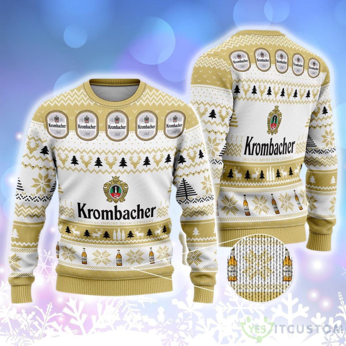 Krombacher Ugly Christmas Sweater 3 Krombacher Ugly Christmas Sweater - Krombacher 3D Printed Ugly Christmas Sweatshirt_1