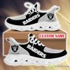 Las Vegas Raiders Identity For Fans Custom Name Max Soul Sneakers New Gift Men And Women Clunky Shoes - Las Vegas Raiders Chunky Shoes