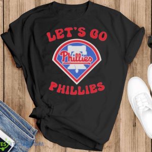 Let’s Go Phillies Baseball Logo Shirt - Black T-Shirt