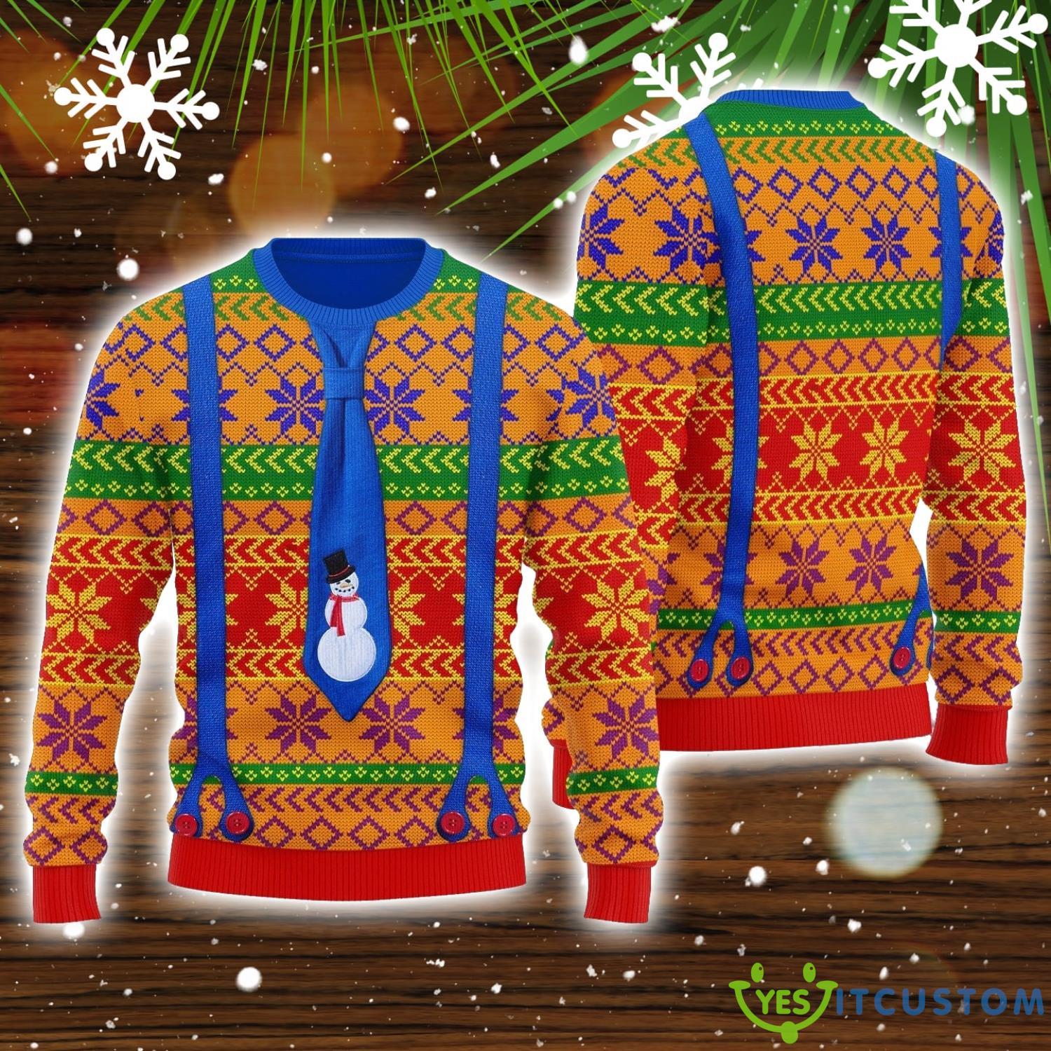 LGBTQ+ With Tie And Suspenders Ugly Christmas Sweater Christmas Gifts Unisex 3 LGBTQ+ With Tie And Suspenders Ugly Christmas Sweater Christmas Gifts Unisex Product Photo 1