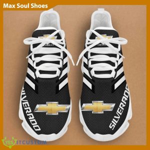 LIMITED CHEVROLET SILVERADO Racing Car Running Sneakers Urban Max Soul Shoes For Men And Women - LIMITED CHEVROLET SILVERADO Chunky Sneakers White Black Max Soul Shoes For Men And Women Photo 4