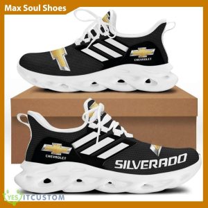 LIMITED CHEVROLET SILVERADO Racing Car Running Sneakers Urban Max Soul Shoes For Men And Women - LIMITED CHEVROLET SILVERADO Chunky Sneakers White Black Max Soul Shoes For Men And Women Photo 1