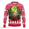 Los Angeles Angels Grinch Hug Christmas Ugly Sweater Product Photo 1