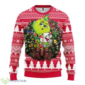 Los Angeles Angels Grinch Hug Christmas Ugly Sweater Product Photo 1
