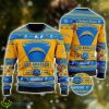 Los Angeles Chargers Football Team Logo Personalized Ugly Christmas Sweater Christmas Gift For Big Fans Product Photo 1