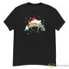 Los Angeles Chargers Santa Hat Christmas Light Shirt - G500 Men’s Classic T-Shirt