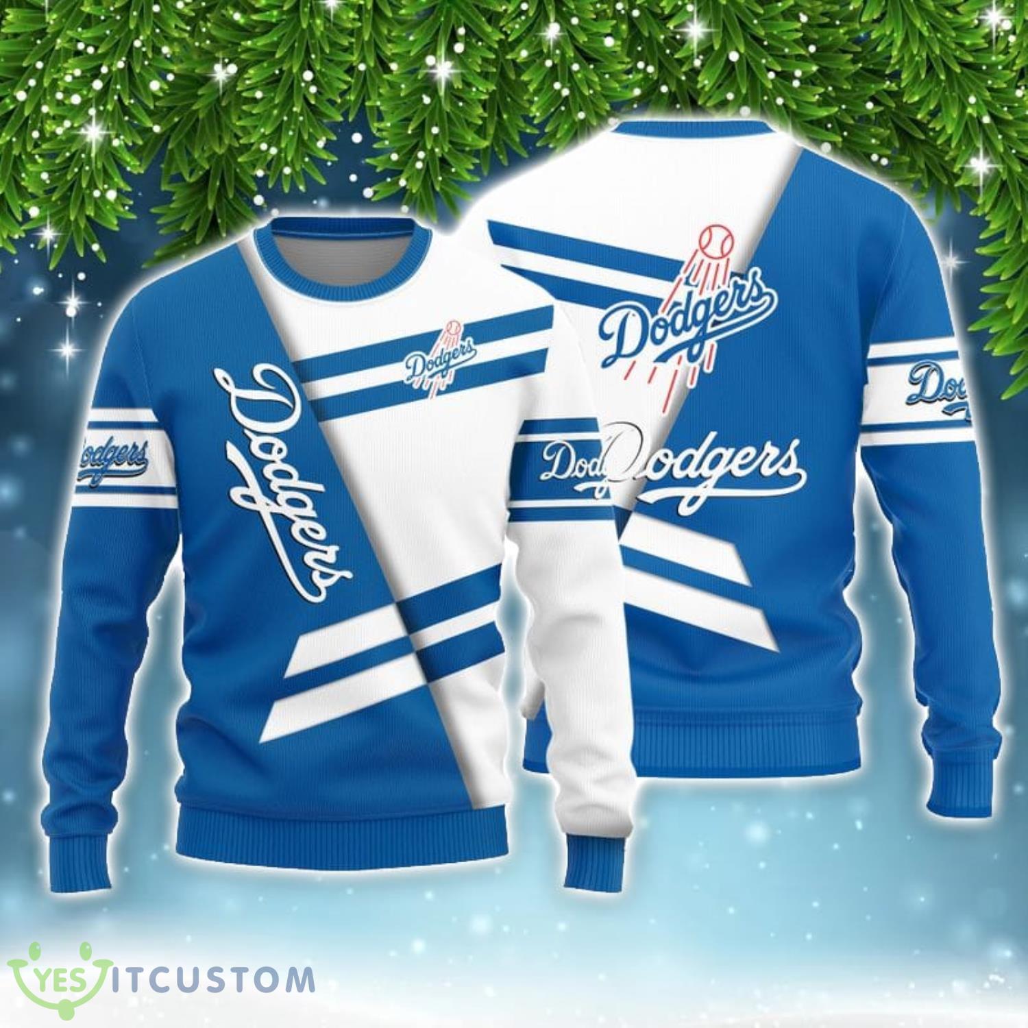 Los Angeles Dodgers Basic Pattern Limited Edition All Over Printed 3D Sweater Christmas Gift 3 Los Angeles Dodgers Basic Pattern Limited Edition All Over Printed 3D Sweater Christmas Gift Product Photo 1
