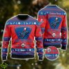 Los Angeles Dodgers Football Team Logo Personalized Ugly Christmas Sweater Christmas Gift For Big Fans Product Photo 1