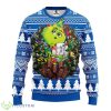 Los Angeles Dodgers Grinch Hug Christmas Ugly Sweater Product Photo 1