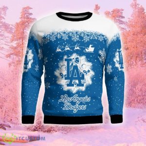 Los Angeles Dodgers Winter is Coming Funny Ugly Christmas Sweater Gift For Men And Women Gift Holidays - Los Angeles Dodgers Winter is Coming Ugly Sweater_2