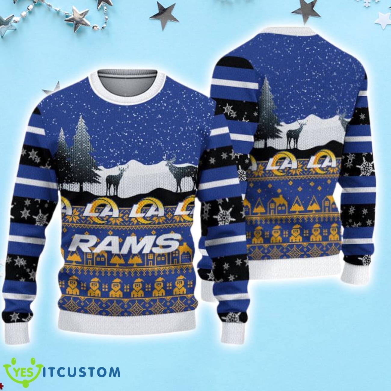 Los Angeles Rams Casual Christmas Sweater For Fans 3 Los Angeles Rams Casual Christmas Sweater For Fans Product Photo 1