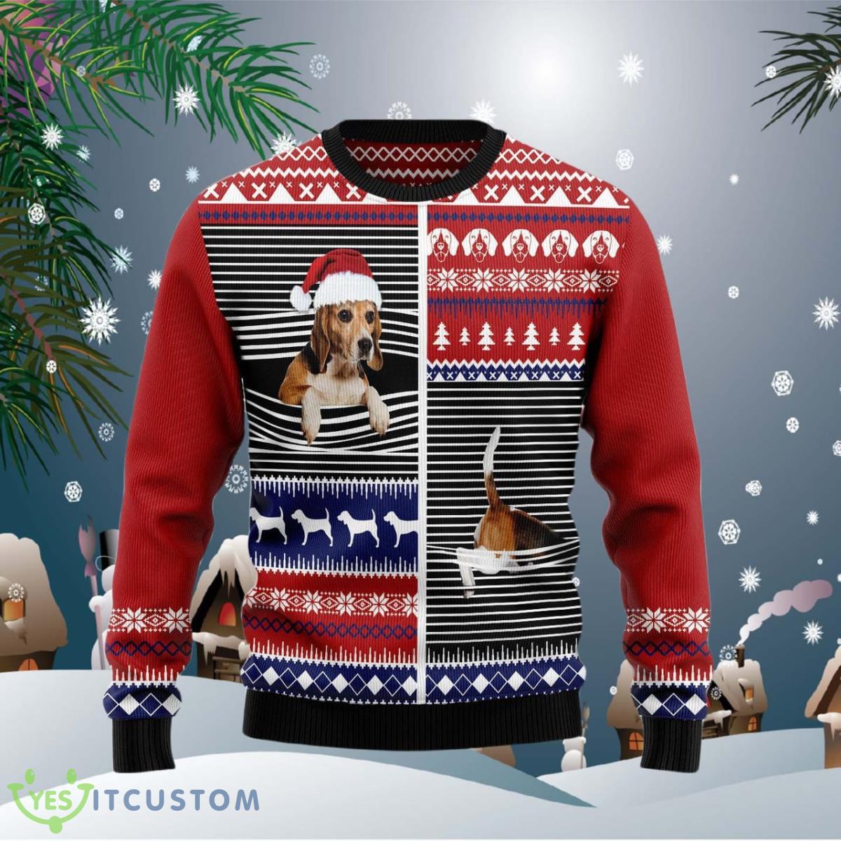 Lovely Beagle Ugly Christmas Sweater Impressive Gift For Men And Women 3 Lovely Beagle Ugly Christmas Sweater Impressive Gift For Men And Women Product Photo 1