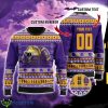 Lsu Tigers Custom Name And Number Sport Fans Christmas Gift Ugly Christmas Sweater Product Photo 1