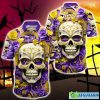LSU TIGERS Halloween Skull 3D Hawaiian Shirt For Fans Gift Christmas Men And Women - LSU TIGERS Halloween Hawaii Shirt Trending New Arrivals_1