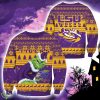 LSU Tigers NCAA Grinch Hug Logo Ugly Christmas Sweater Special Christmas Gift For Fans Product Photo 1