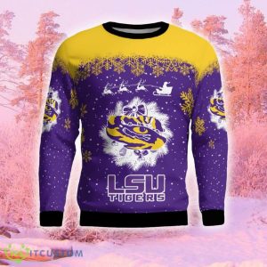 LSU Tigers Winter is Coming Funny Ugly Christmas Sweater Gift For Men And Women Gift Holidays - LSU Tigers Winter is Coming Ugly Sweater_2