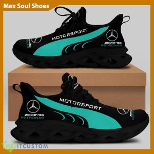MAMG Motorsport Racing Car Running Sneakers Icon Max Soul Shoes For Men And Women - MAMG Motorsport Chunky Sneakers White Black Max Soul Shoes For Men And Women Photo 1