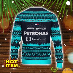 Mercedes-AMG PETRONAS F1 Team Special Gift Ugly Christmas Sweater Custom Name Product Photo 3